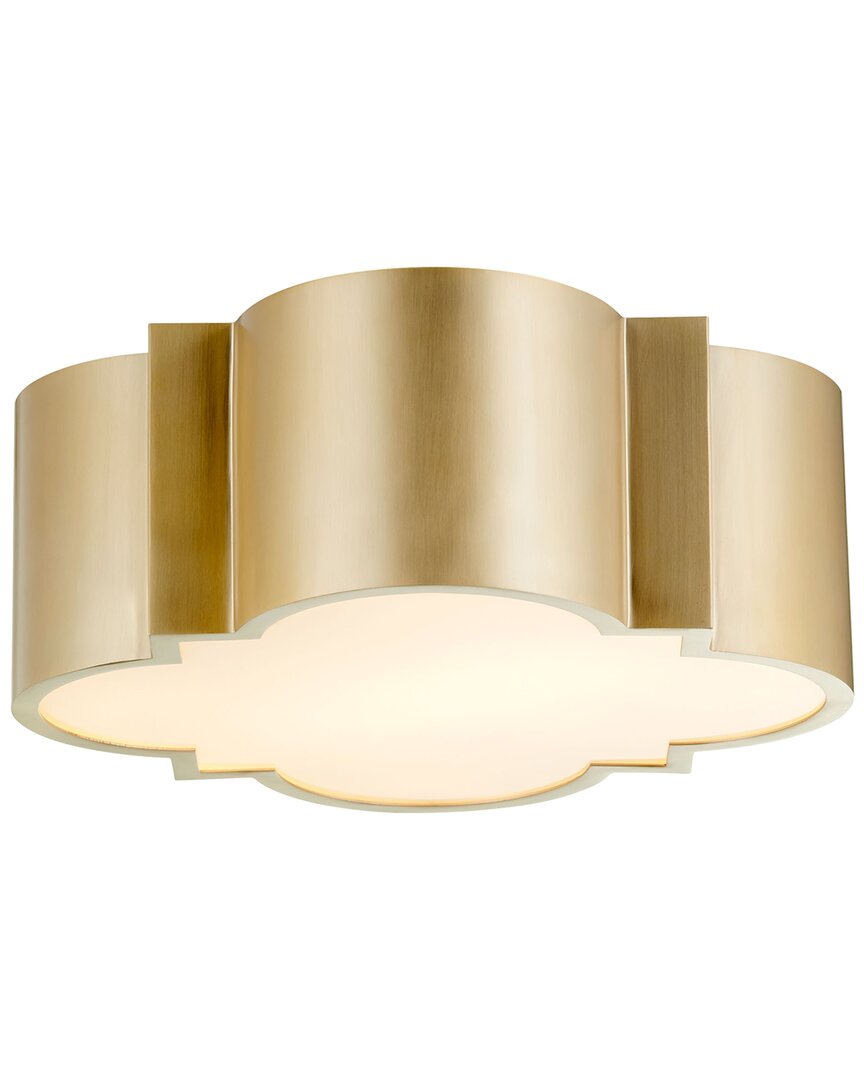 Shop Cyan Design Wyatt Ceiling Mount 2-light In Brass