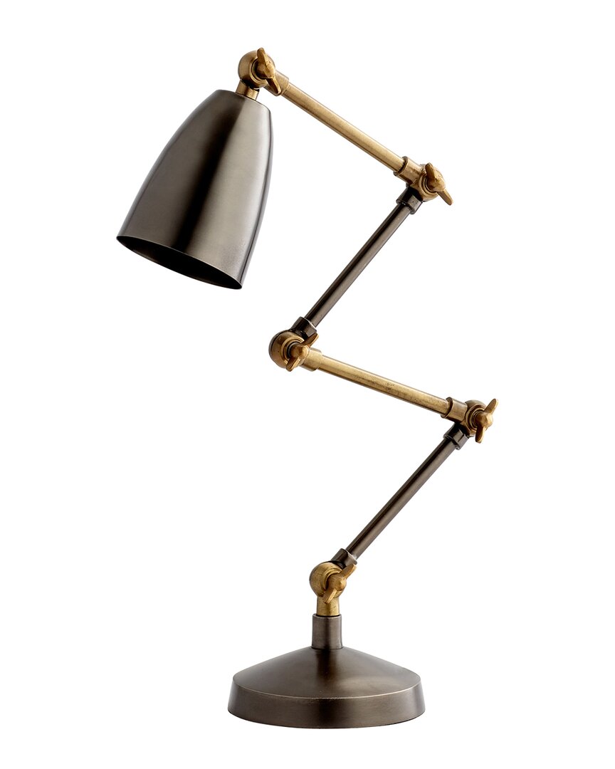 Shop Cyan Design Angleton Desk Lamp In Gold