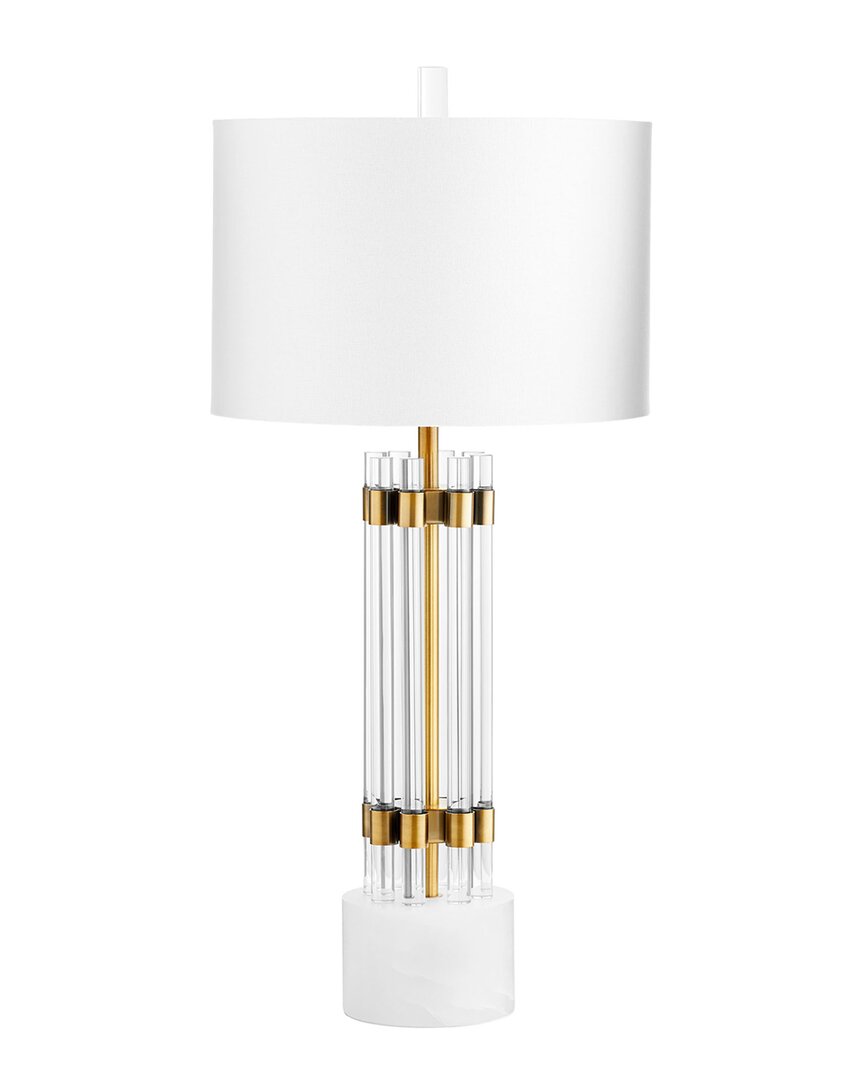 Shop Cyan Design Kerberos Table Lamp In Gold