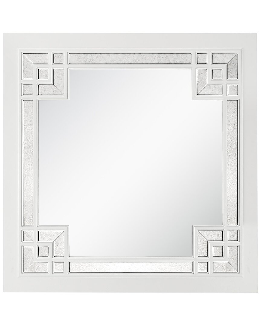 Camden Isle Dynasty Wall Mirror In White