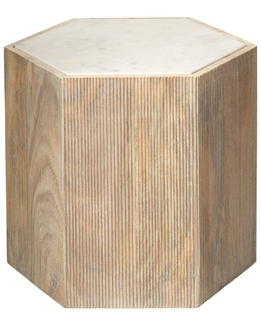 Jamie Young Argan Hexagon Table In Natural