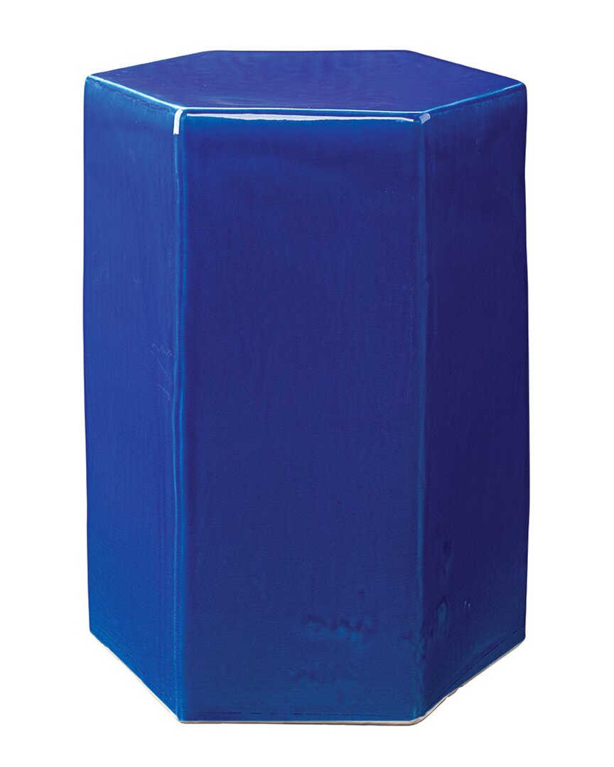 Jamie Young Small Porto Side Table In Cobalt