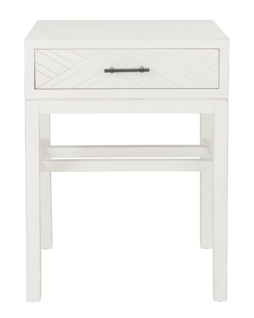 Safavieh Ajana 1-drawer Accent Table In White
