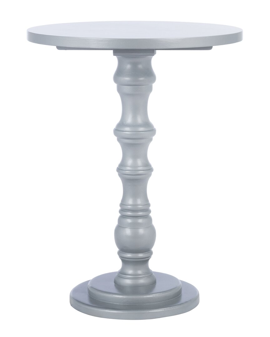 Safavieh Greta Round Top Accent Table In Silver