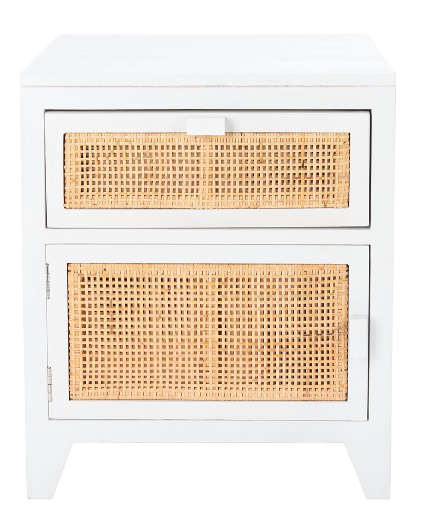 Safavieh Devon 1-drawer, 1-door Nightstand In White