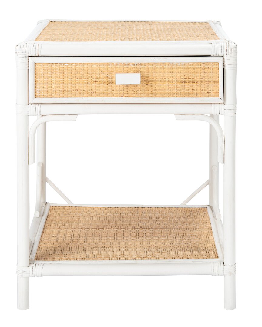 Safavieh Roya 1-drawer, 1-shelf Nightstand In White