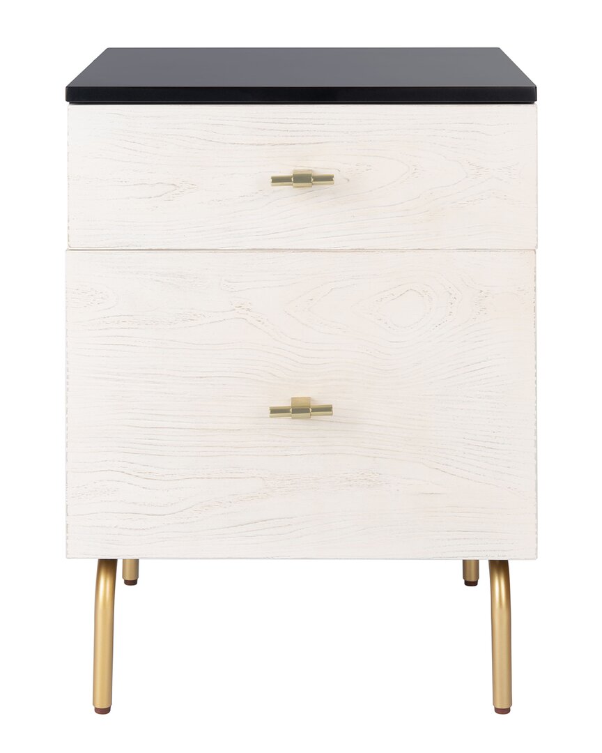 Safavieh Genevieve 2-drawer Nightstand In Black