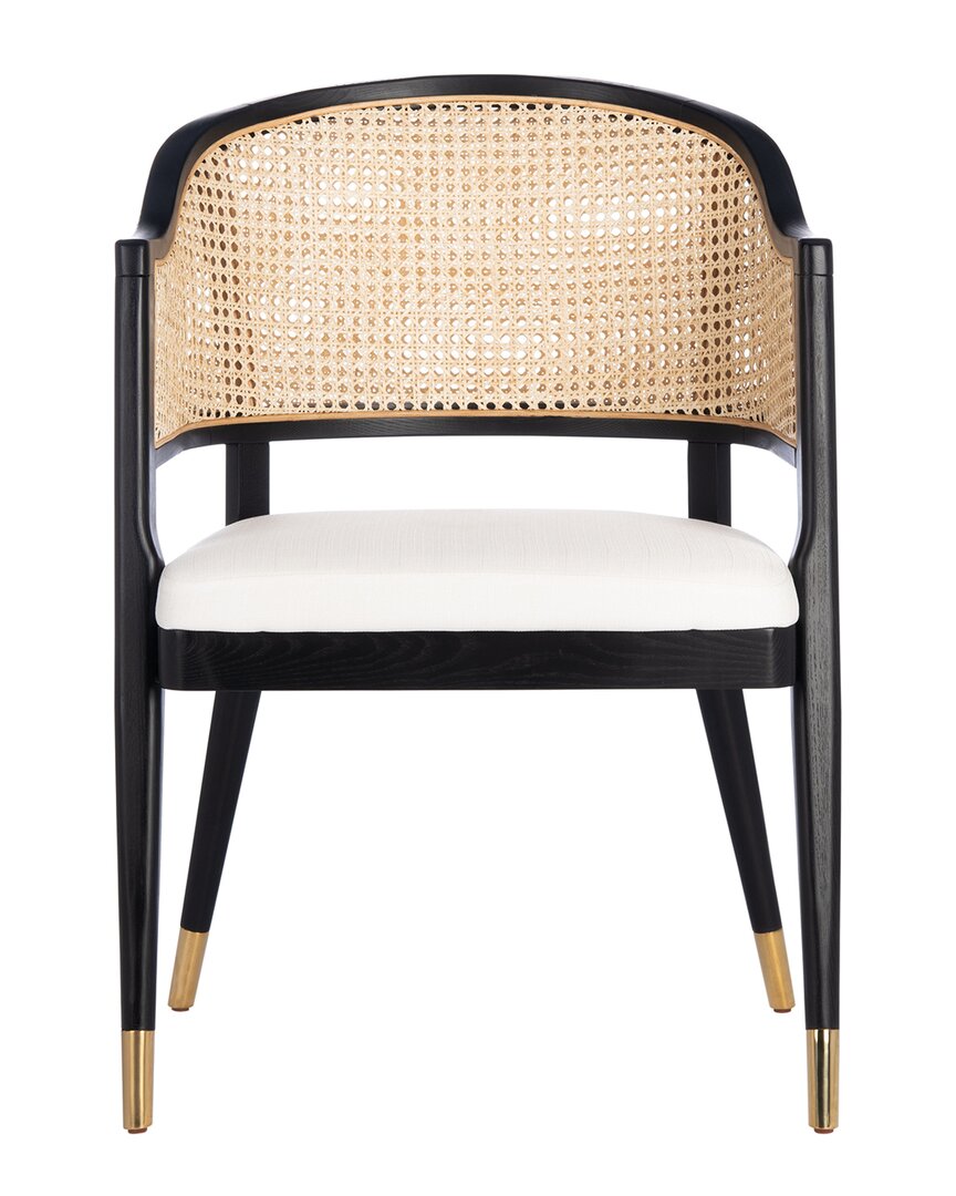 Safavieh Couture Rogue Rattan Dining Chair In Black