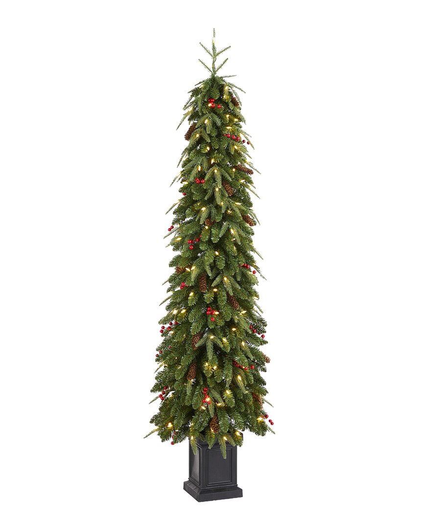 Glitzhome Handmade Green Porch Tree