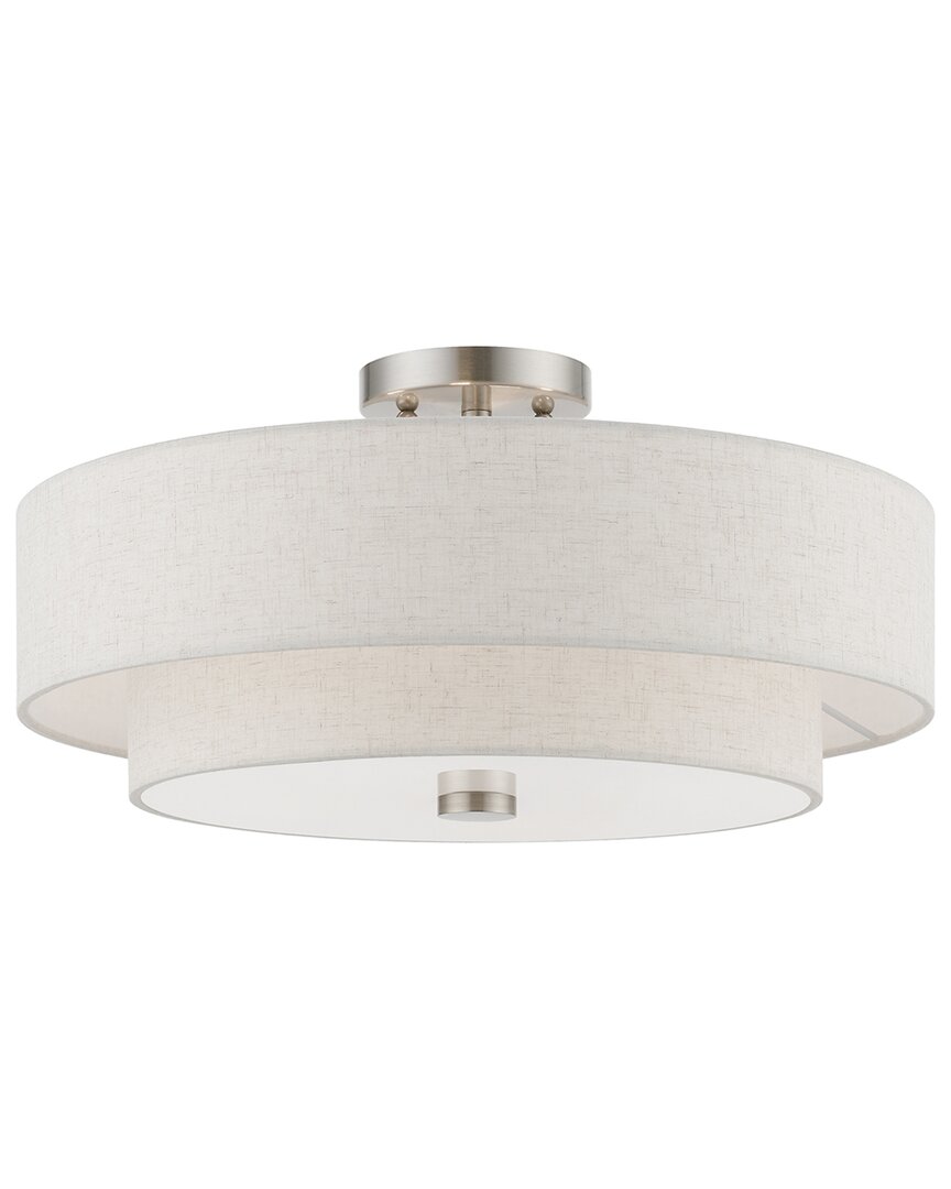 Livex Lighting 4-light Semi-flush
