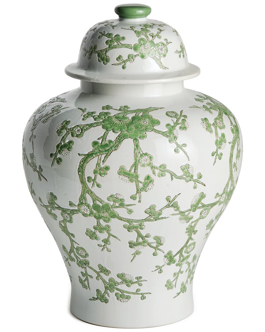 Napa Home & Garden Imperial Empress Lidded Ginger Jar In Green