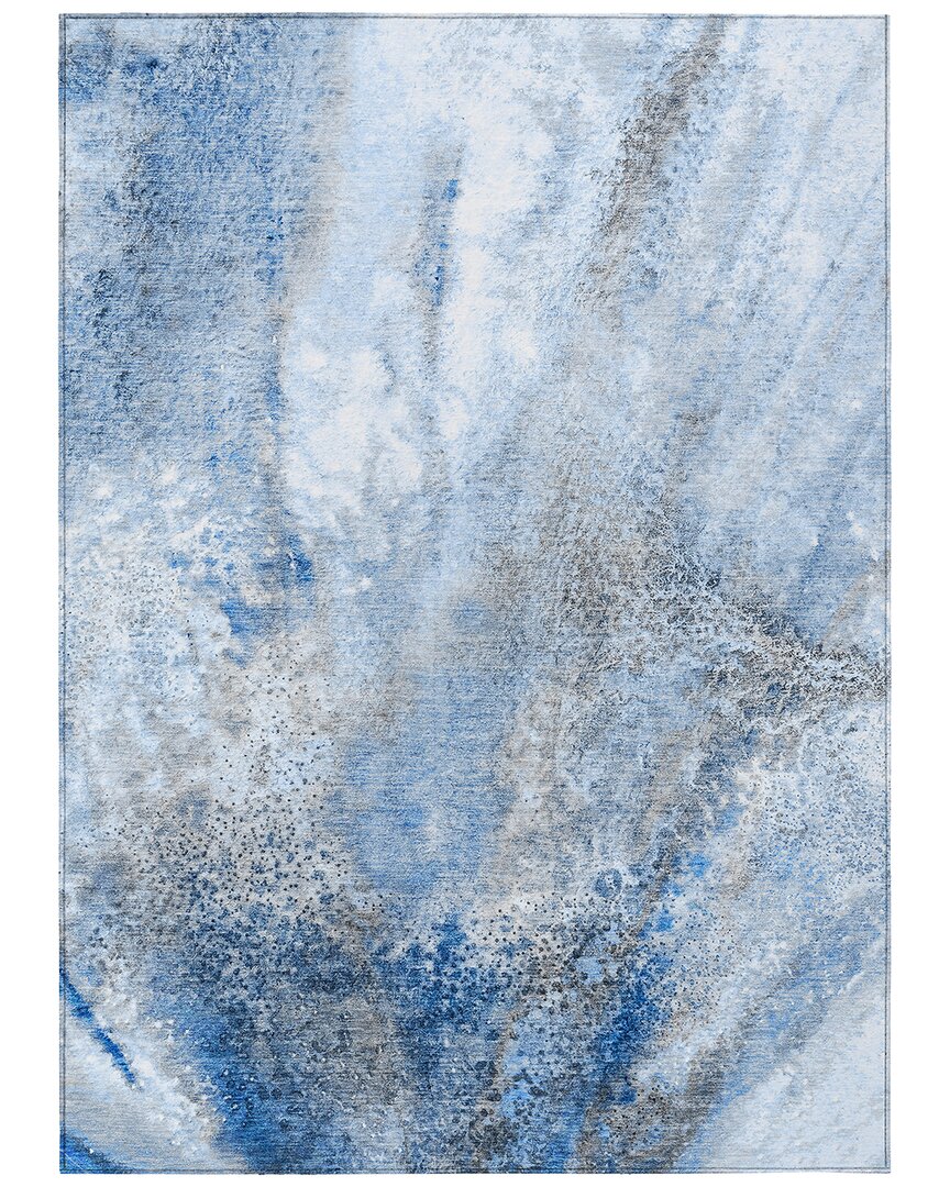 Addison Rugs Chantille Polyester Indoor/outdoor Washable Rug In Blue