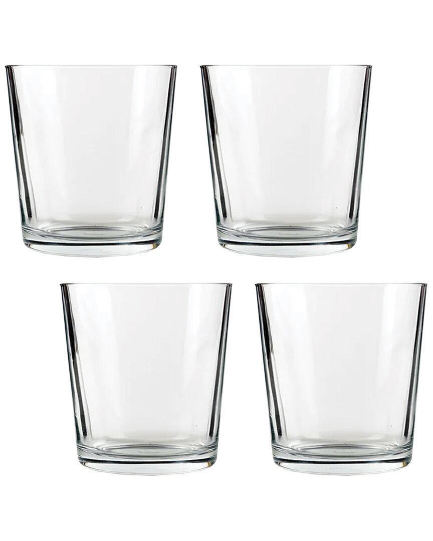 Circleware Simple Home Set Of 4 Double Old Fashioned Glasses