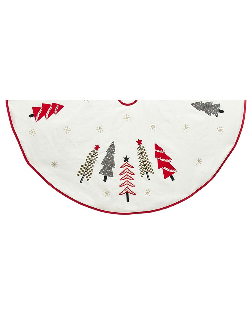 Kurt Adler Tree Skirt In Multi
