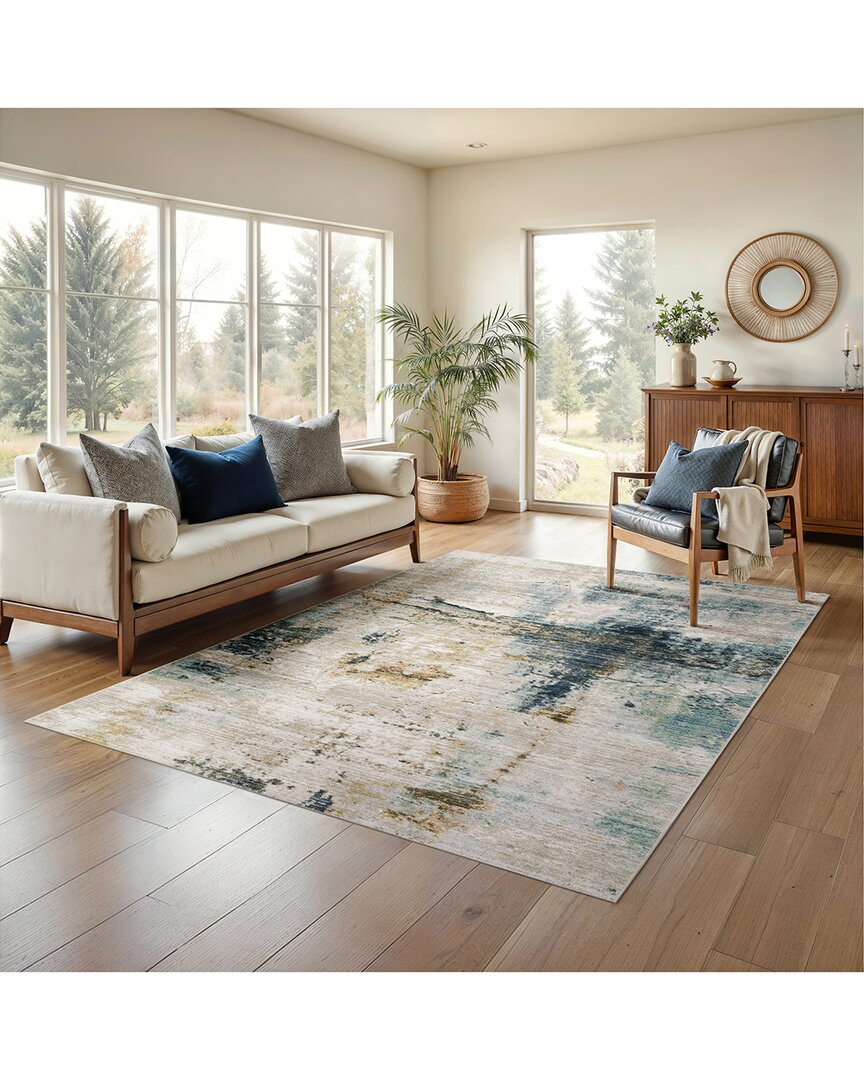 Stylehaven Candler Modern Contemporary Abstract Rug In White