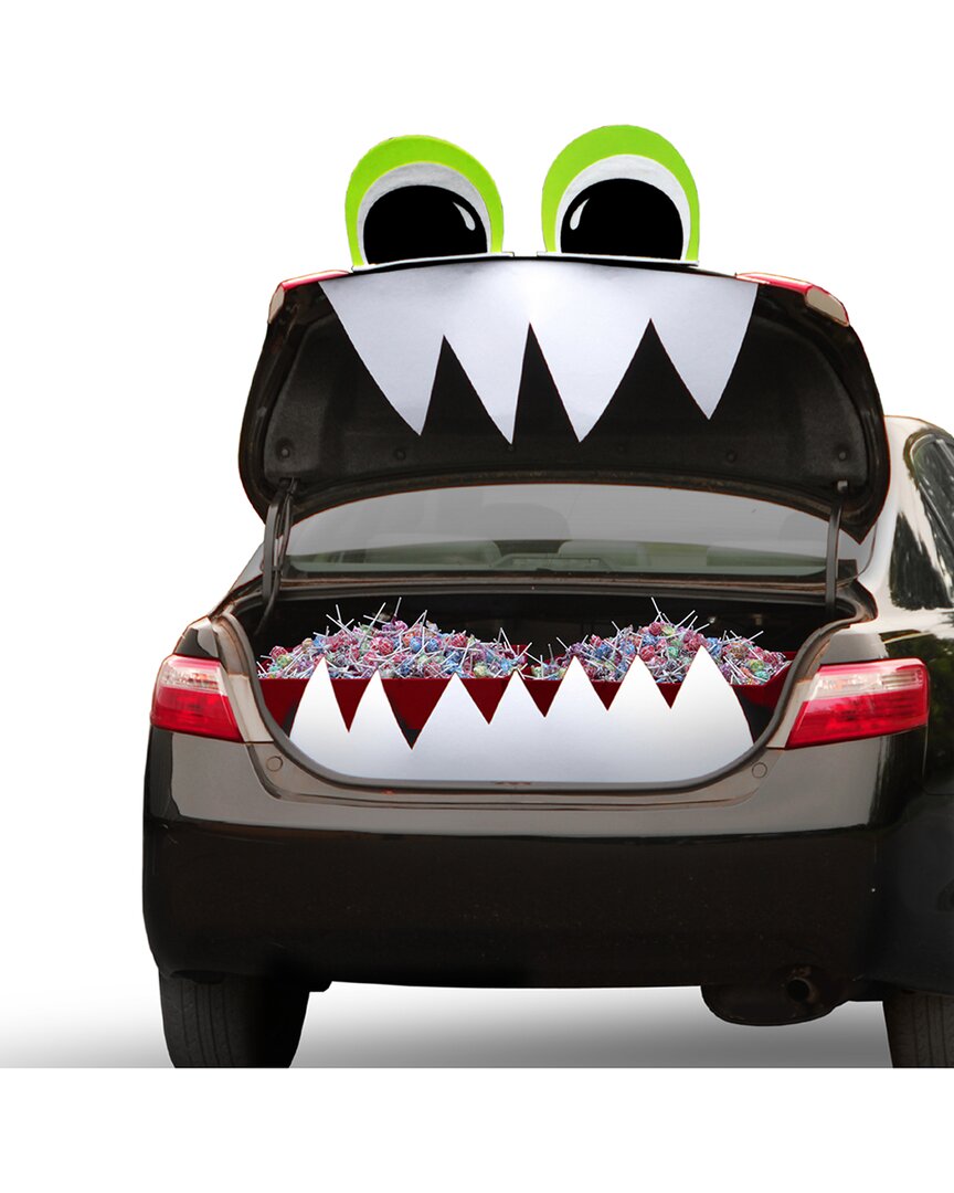 National Tree Company Tricky Trunks Halloween Car Kit 10.5 Inches In White