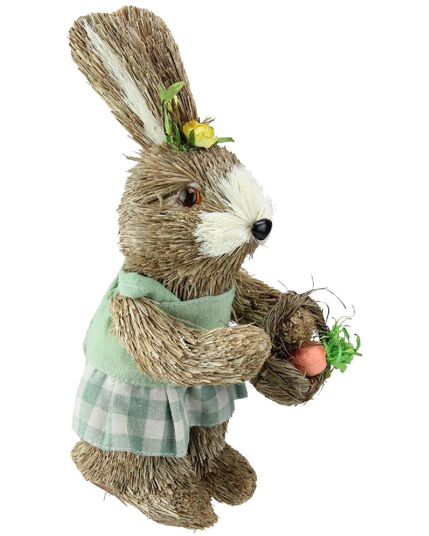 Shop Northlight 10.5in Sisal Easter Bunny Rabbit Spring Figure In Brown