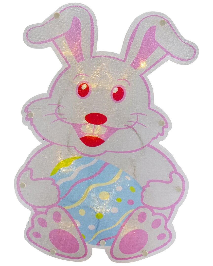 Shop Northlight 14in Battery Operated Led Lighted Easter Bunny Window Silhouette In White