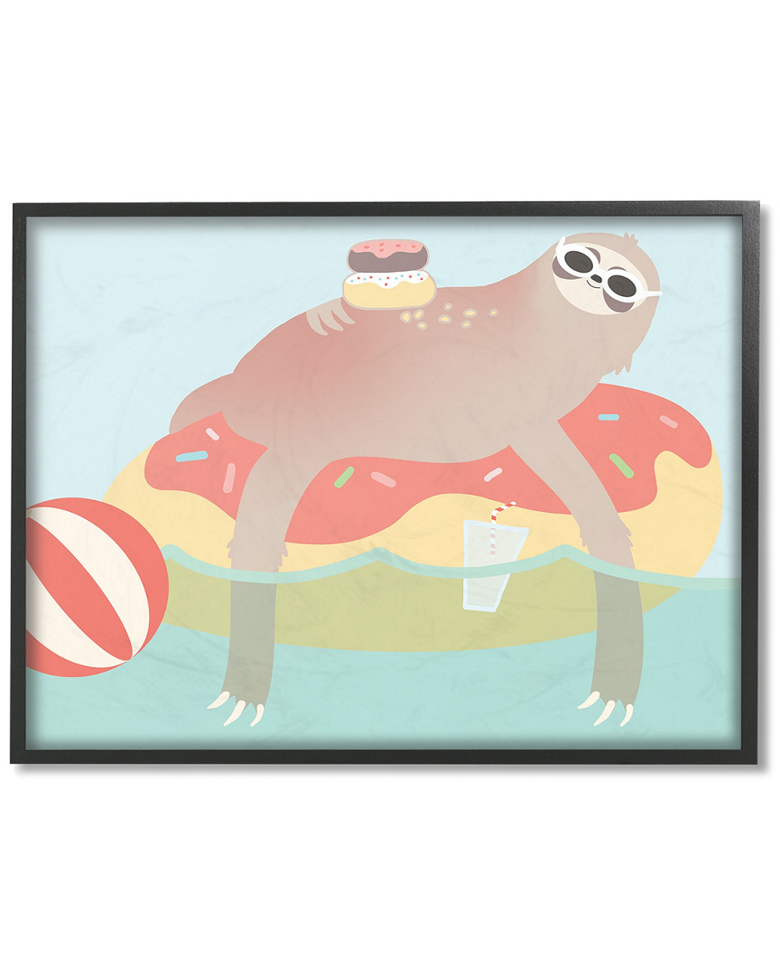 Stupell Cartoon Lazy Sloth