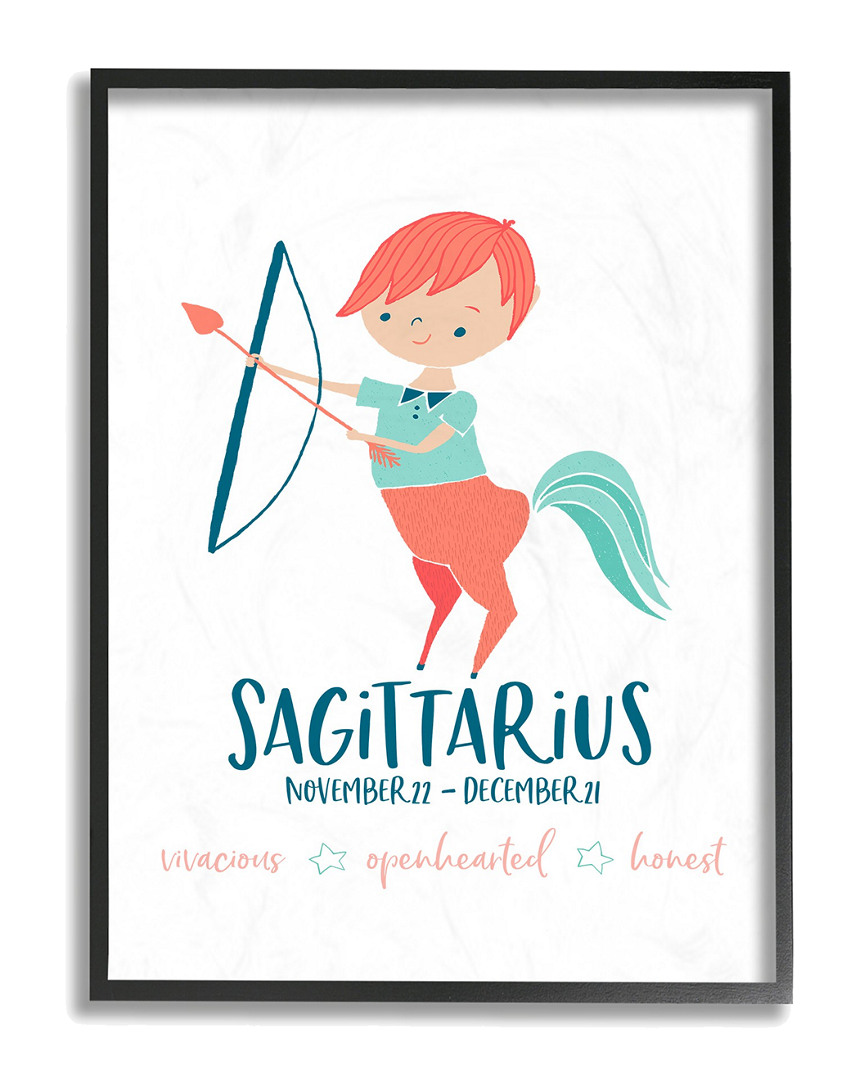 Stupell Fun Modern Zodiac Sagittarius