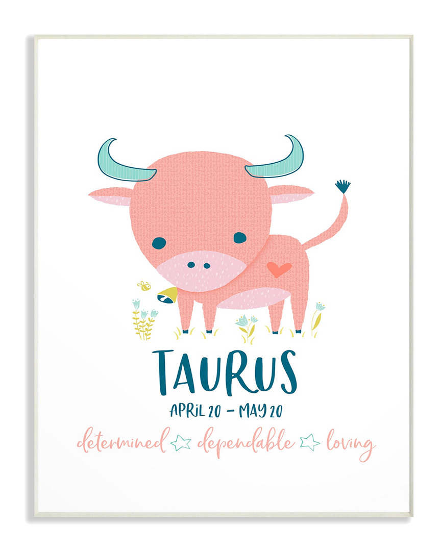 Stupell Fun Modern Zodiac Taurus