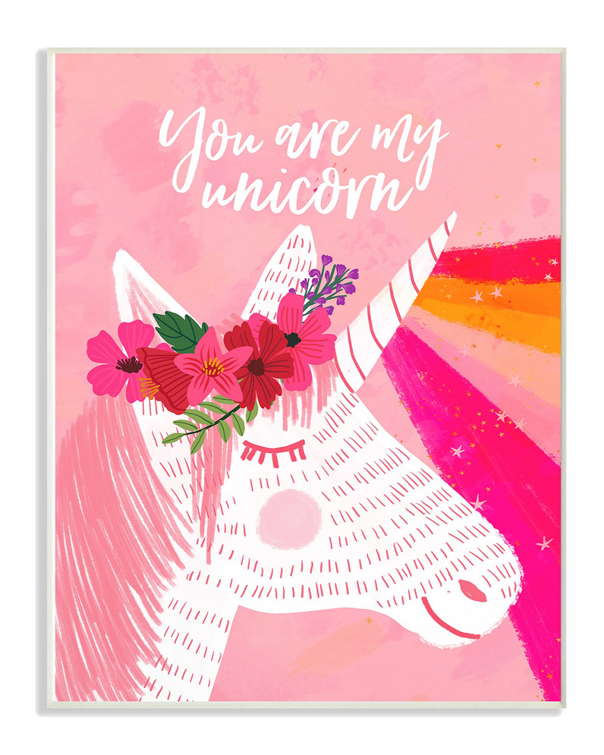 Stupell You Are My Unicorn Rainbow