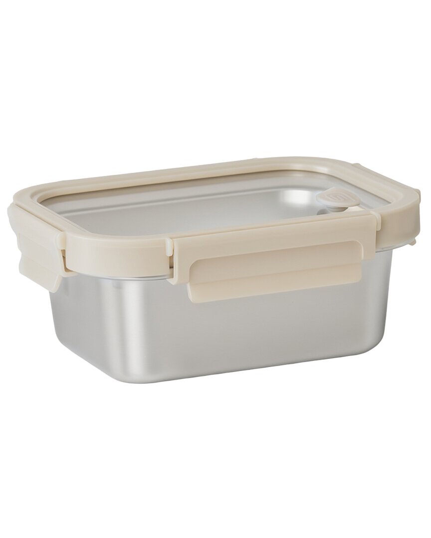 Genicook The Stainless Steel Vanilla 27oz Container In Neutral