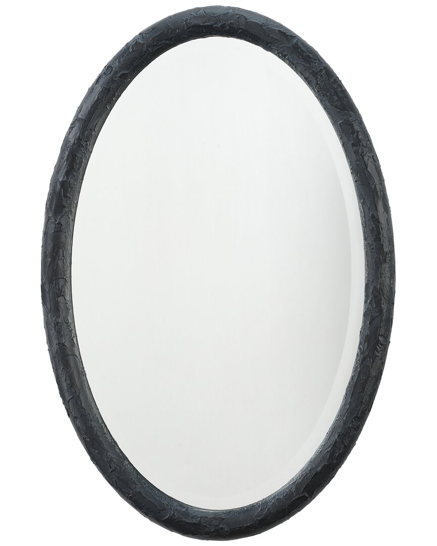 Jamie Young Ovation Oval Mirror In Black