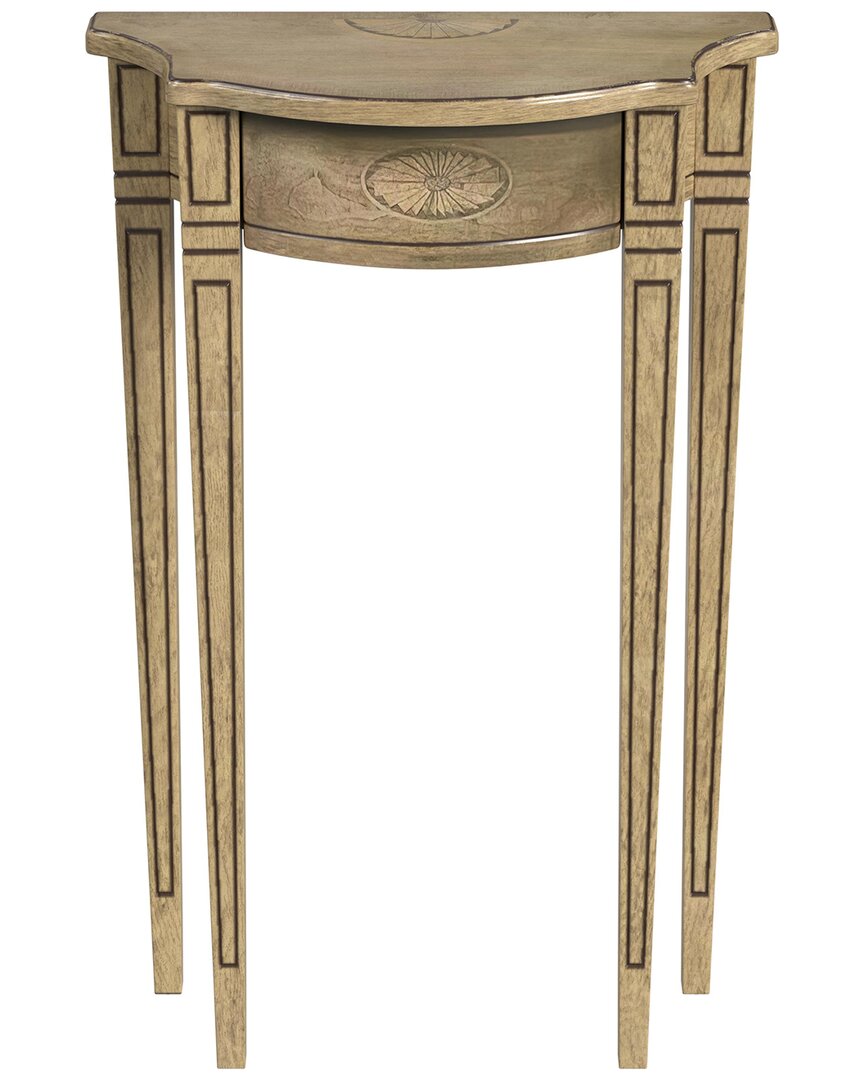 Butler Specialty Company Chester Demilune Console Table In Beige