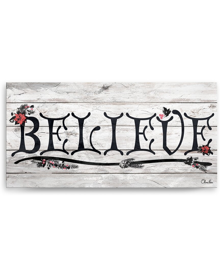 Ready2hangart Believe Iii Canvas Wall Art By Olivia Rose