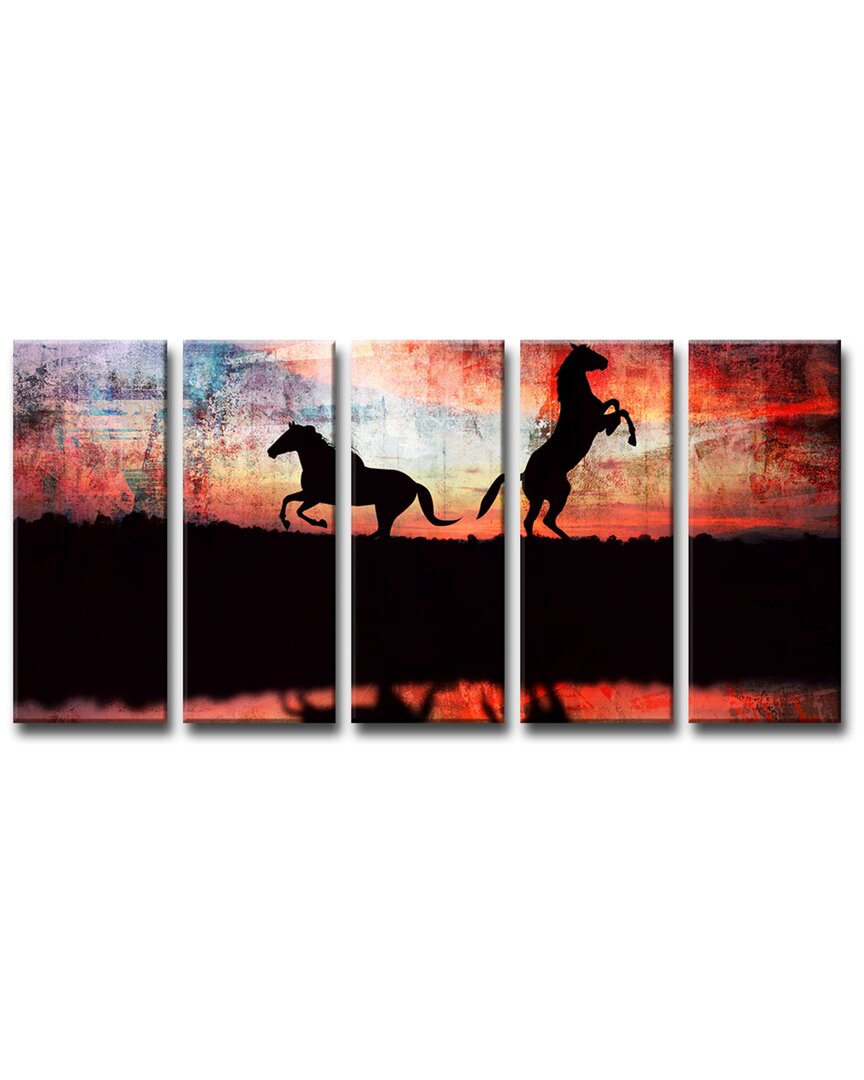 Ready2hangart Equestrian Saddle Ink Psxxiv Canvas Wall Art By Tristan Scott