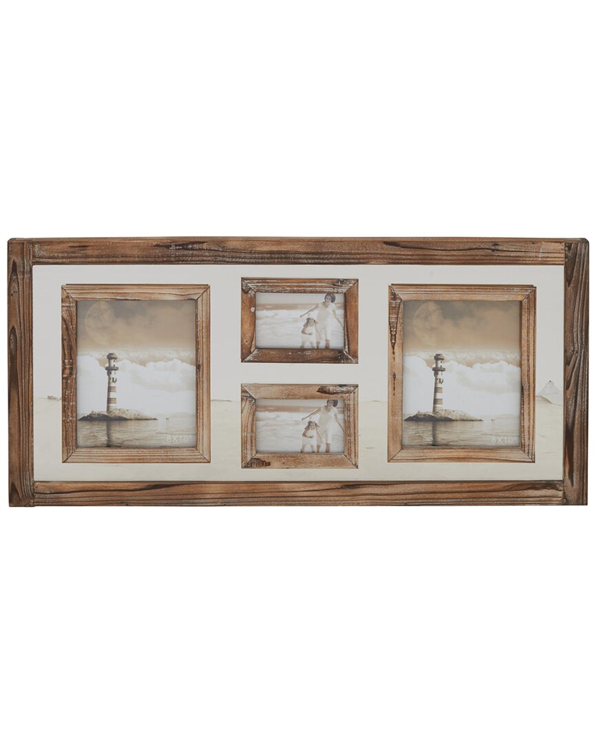 Peyton Lane Vintage Wood Wall Photo Frame In Brown