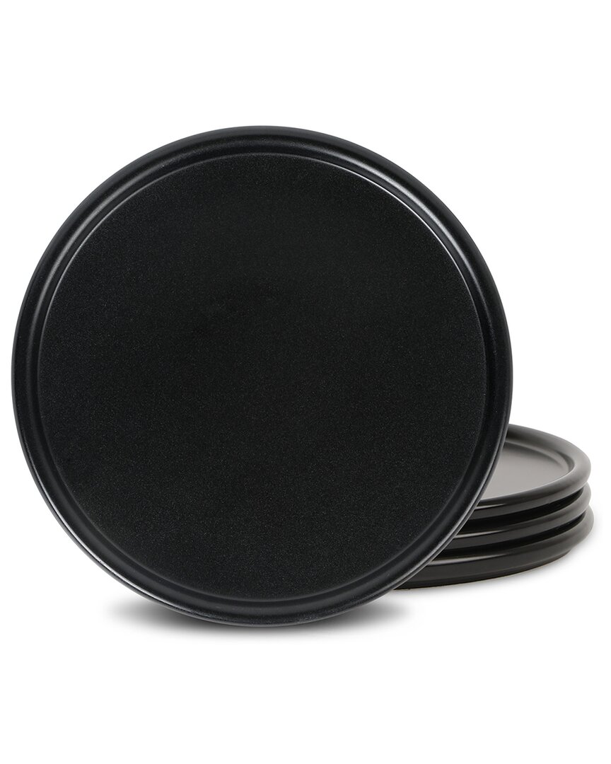 Stone Lain Eden 4pc Dinner Plate Set Black