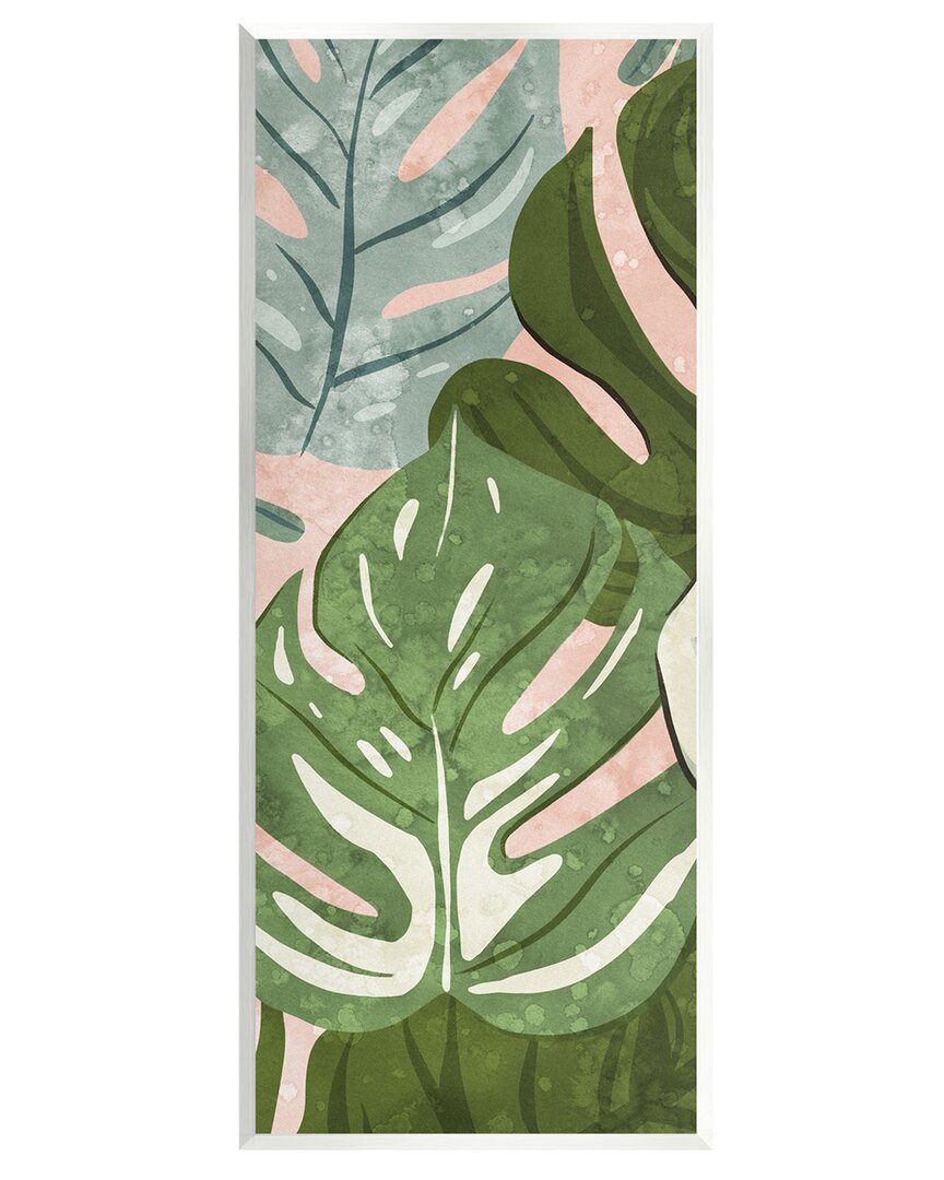 Stupell Varied Monstera Leaf Pattern Wall Plaque Wall Art By Ziwei Li