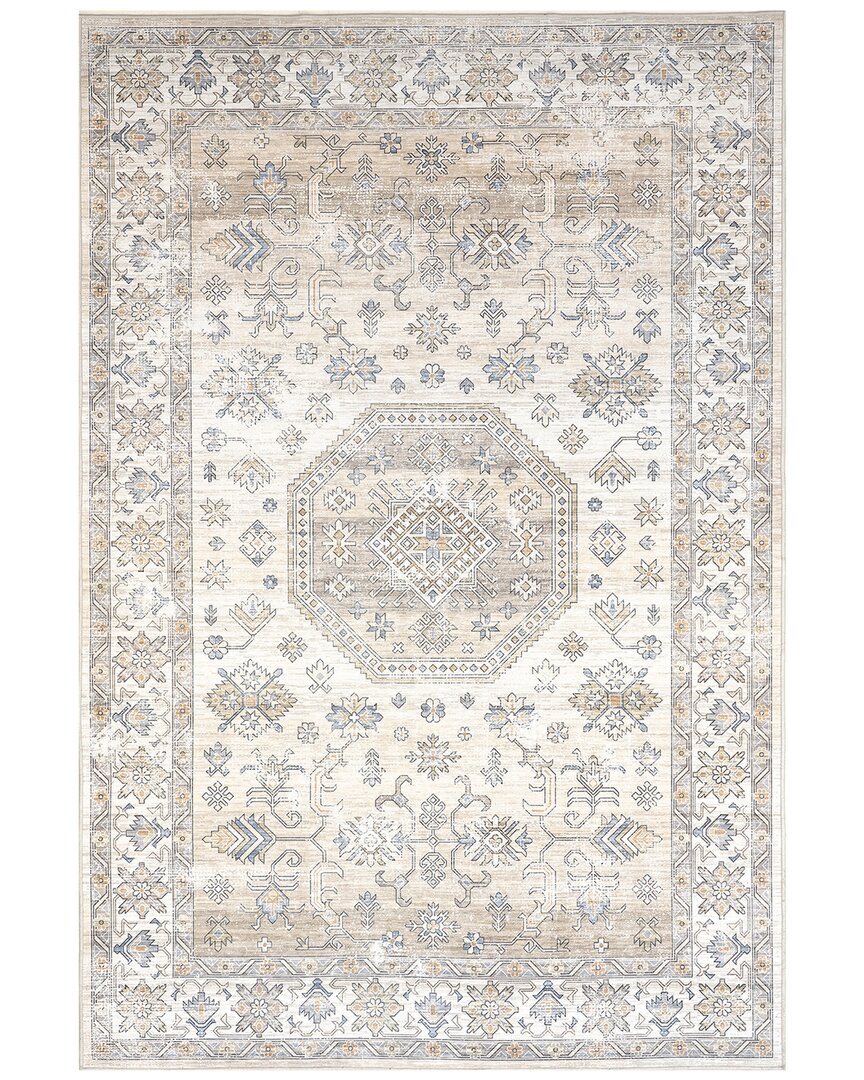 Shop Nuloom Machine Washable Darby Persian Stain Repellent Area Rug In Ivory