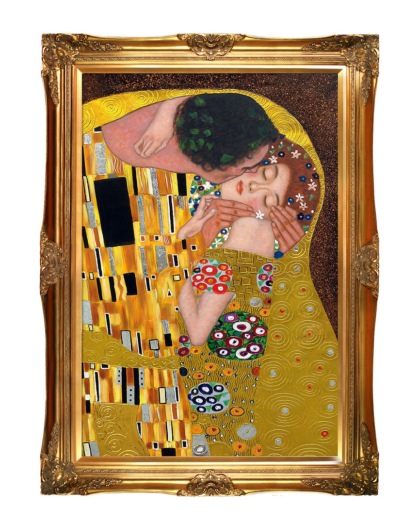 Overstock Art La Pastiche The Kiss By Gustav Klimt
