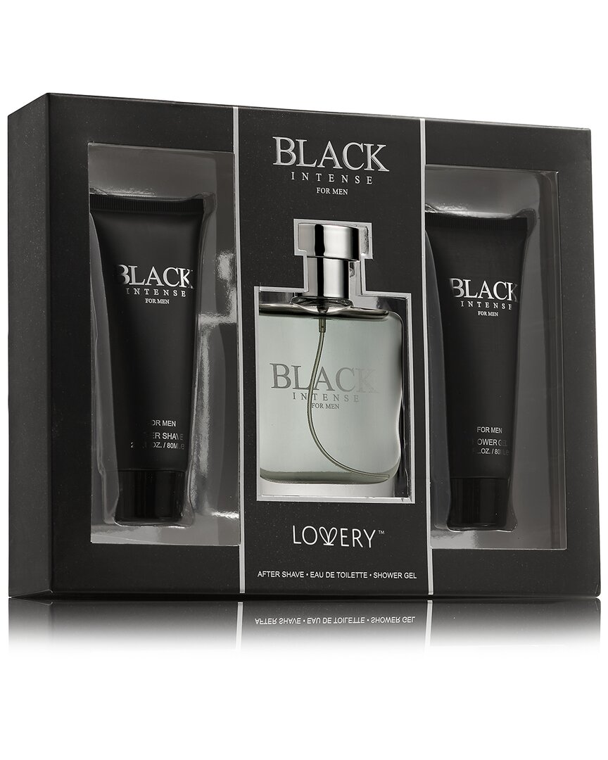 Lovery Black Intense Men's Bath And Body Home Spa Gift Beauty Set