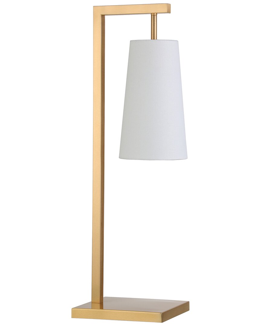 Abraham + Ivy Moser 26 Tall Table Lamp With Fabric Shade In Gold