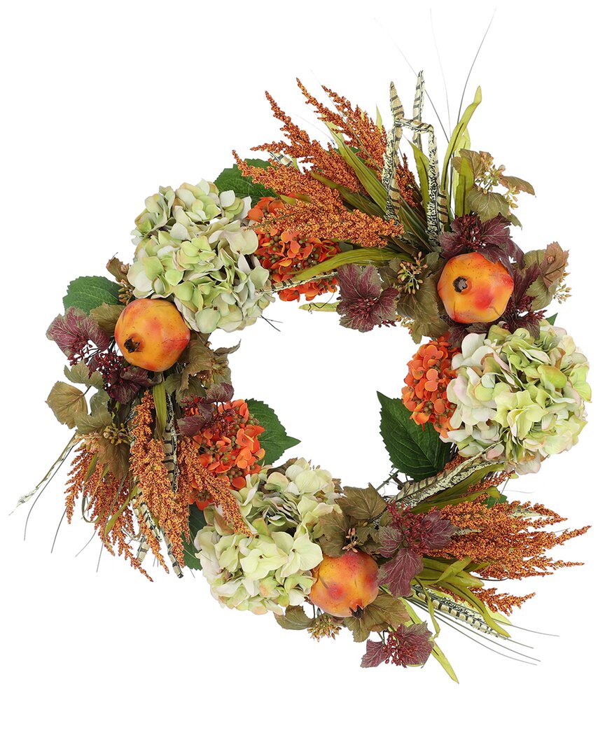 Creative Displays 23 Heather And Pomegranates Fall Wreath With Oran
