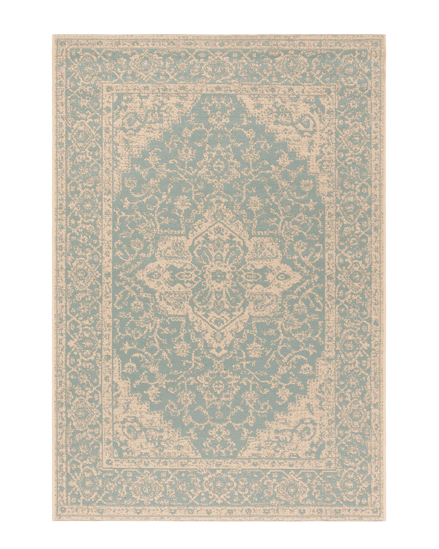 Safavieh Dnu Beach House Indoor/outdoor Rug In Aqua