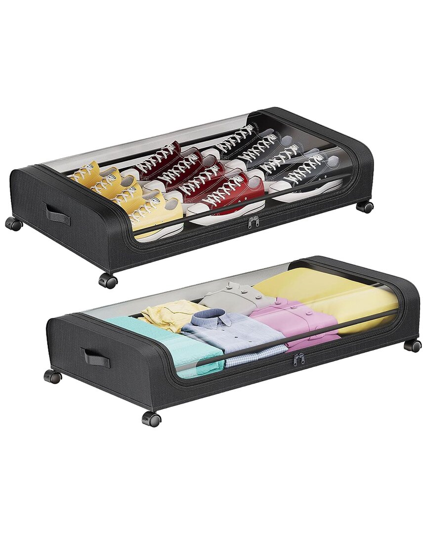 Shop Fresh Fab Finds Pack Of 2 Under Bed Storage Containers