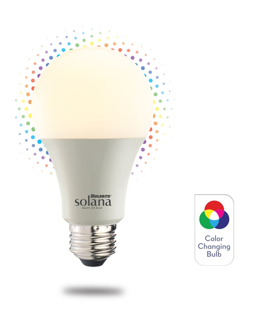 Bulbrite Discontinued Discontinued 9 Watt 60 Watt Equivalent A19 Led Smart Dimmable Bulb In White