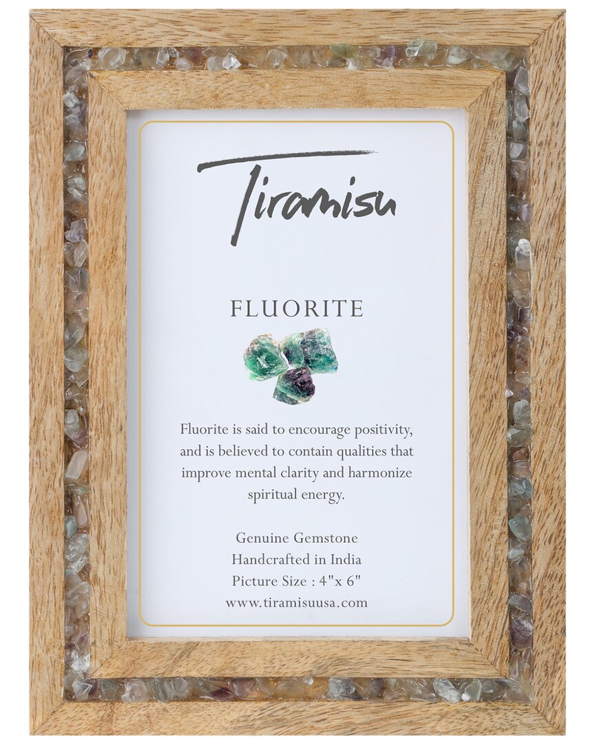 Tiramisu Serenity Fluorite 4x6 Picture Frame In Green