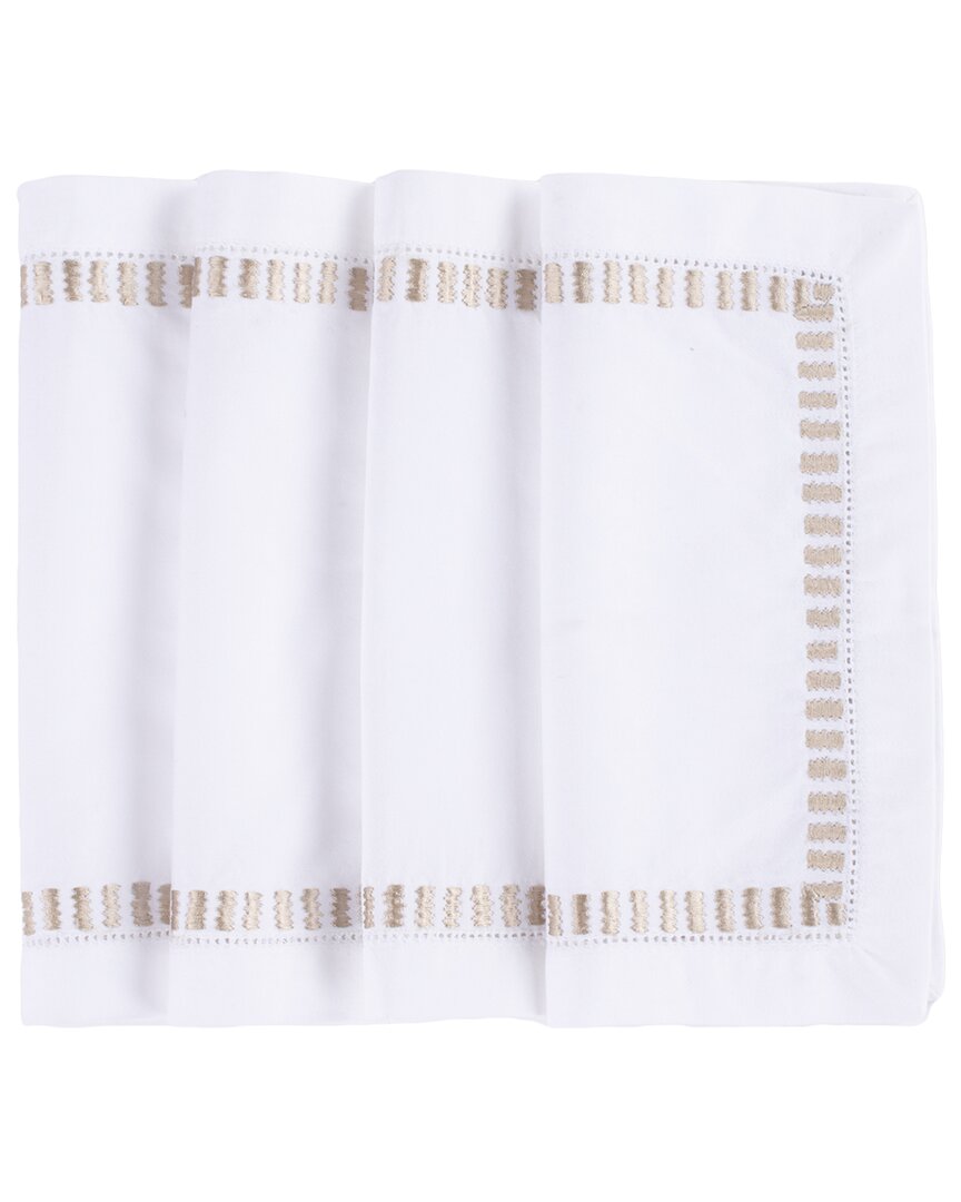 Amity Home Set Of 4 Savona Cocktail Napkins