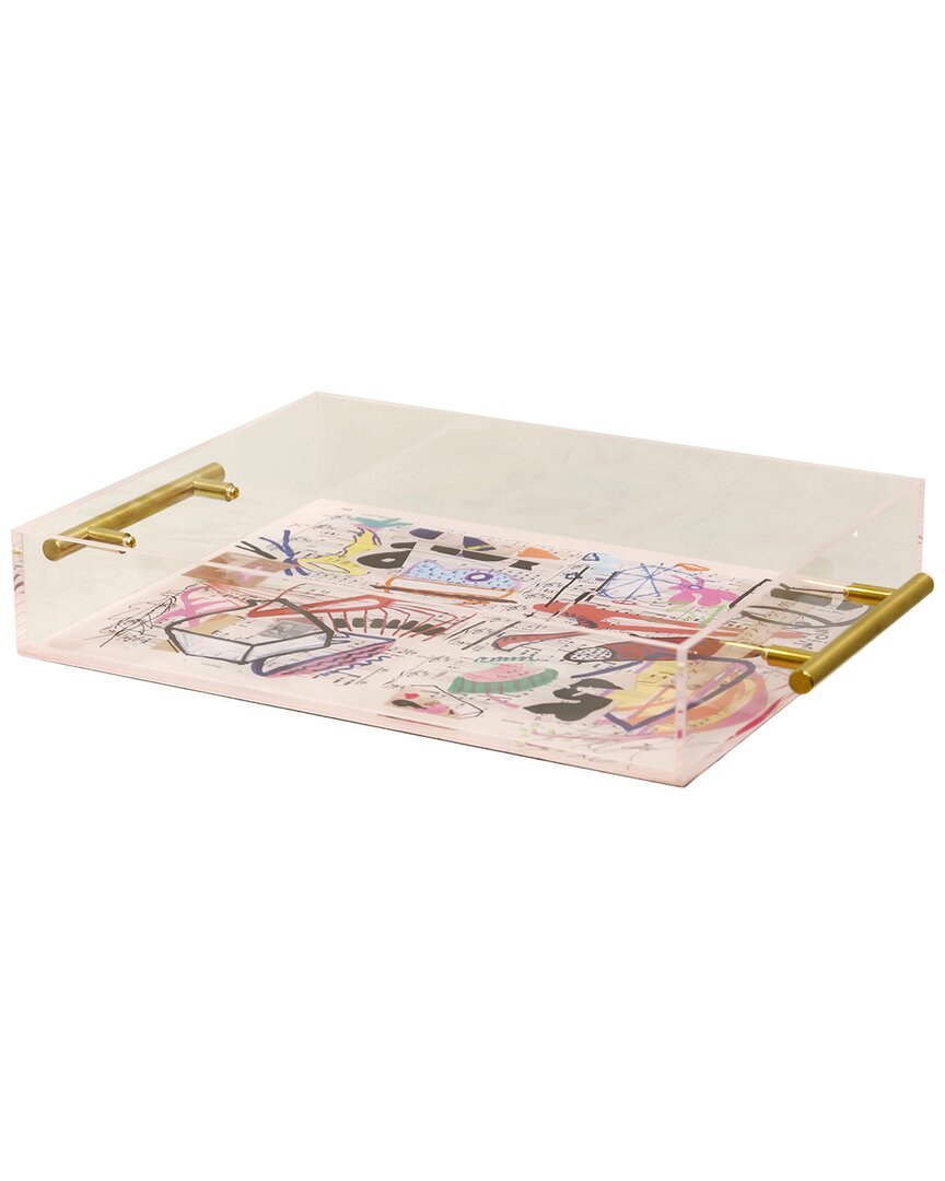 Harp & Finial Songbook Ii Large Acrylic Tray