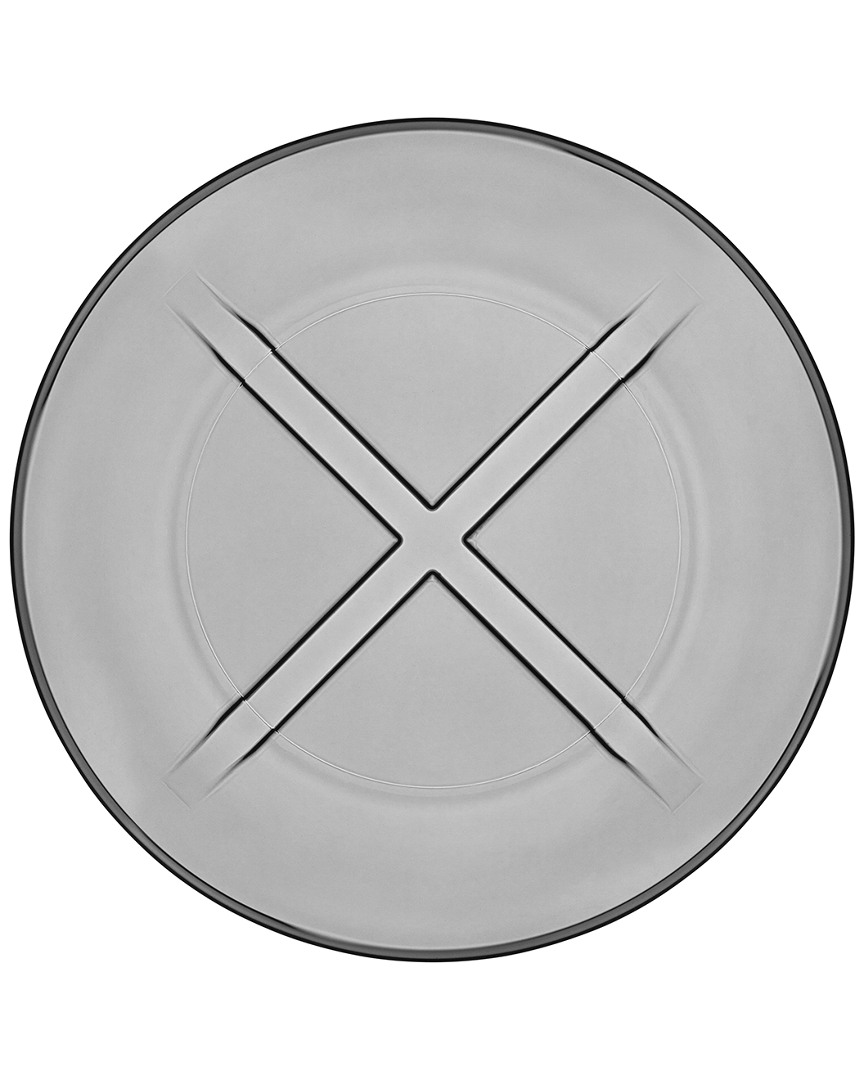 Kosta Boda Bruk Salad Plate In Gray