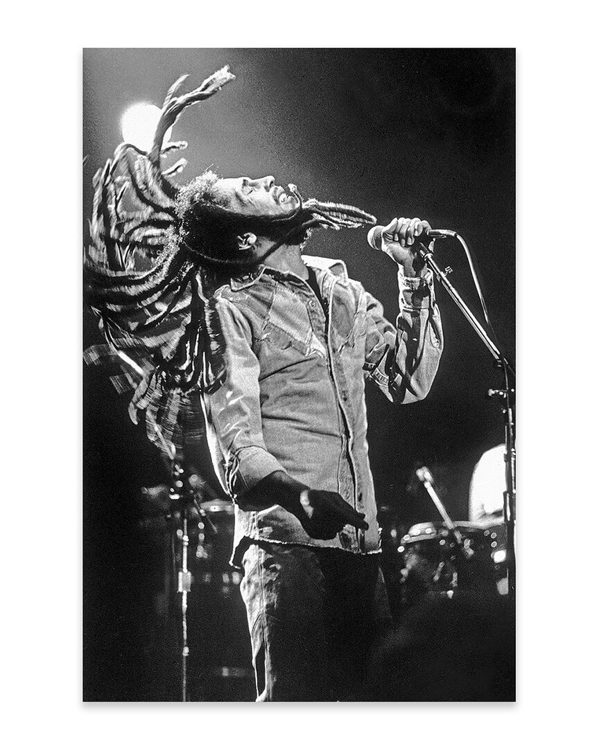 Icanvas Bob Marley In Reggae Concert At Roxy, Los Angeles On May 26, 1976  Print On Acrylic Glass By