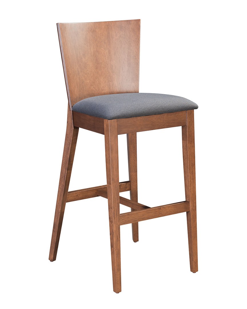 Zuo Set Of 2 Ambrose Bar Chairs