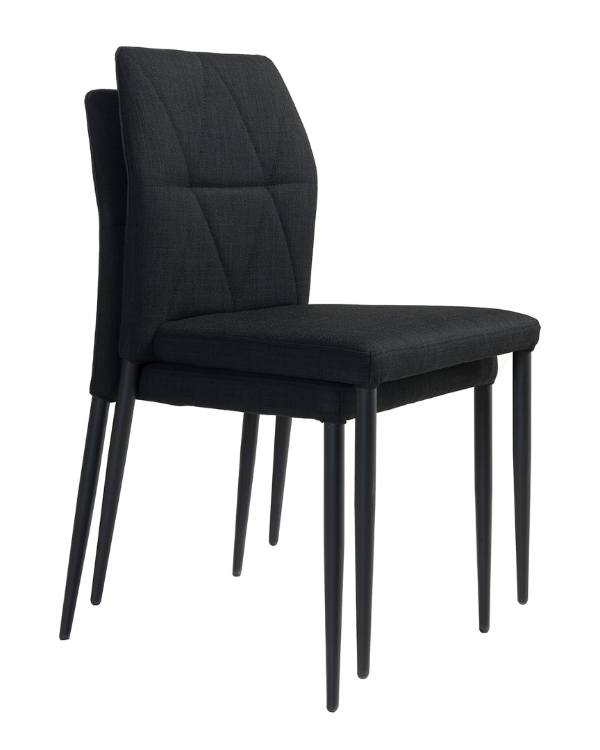 Zuo Set Of 2 Revolution Dining Chairs