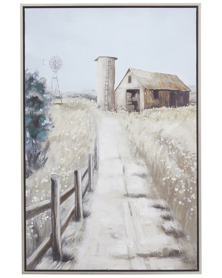 Peyton Lane Polystone Modern Farmhouse Framed Wall Art